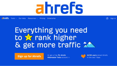Ahref outil web seo affiliation
