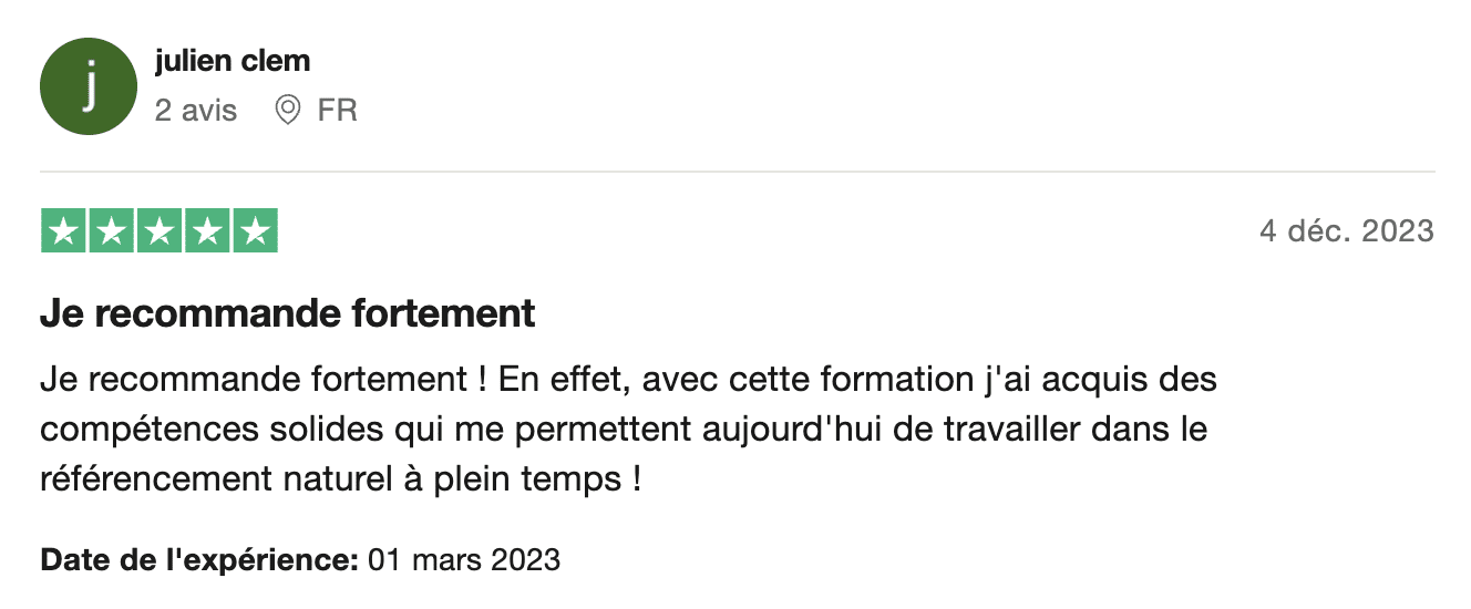 Avis Formation Affiliation Les Makers 1