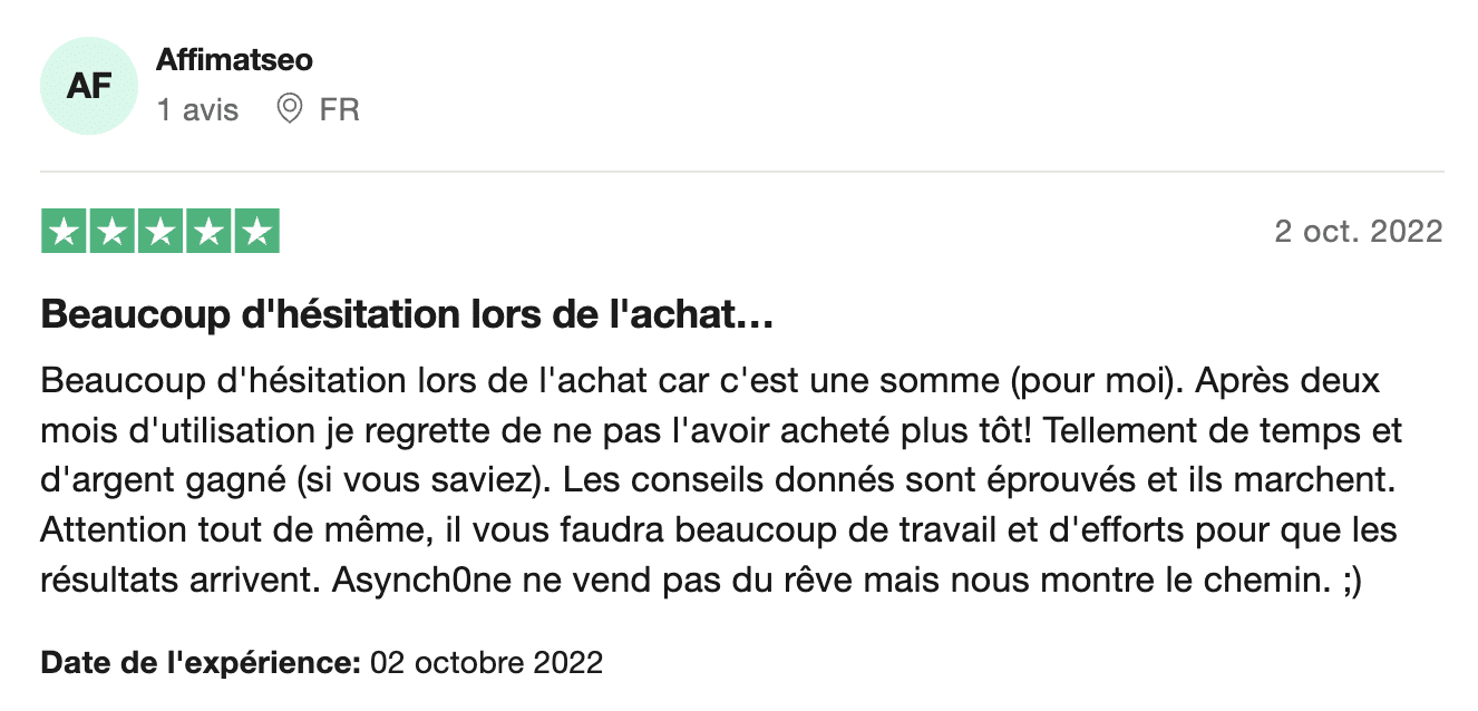 Avis Formation Affiliation Les Makers 2