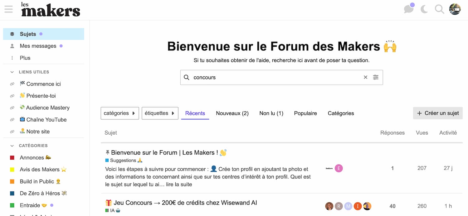 forum les makers