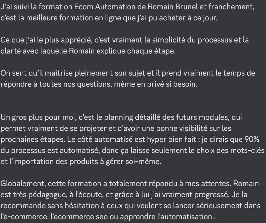 ecom automation avis