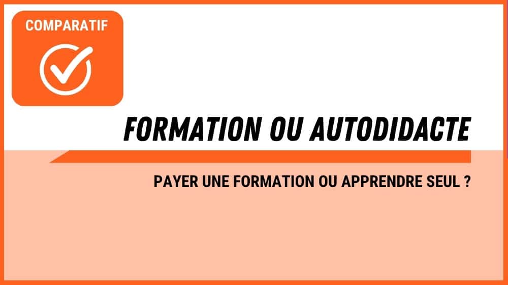 Comparatif entre acheter une formation en affiliation et apprendre seul
