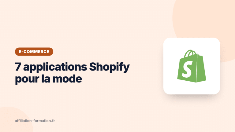 Vignette de l’article : 7 applications Shopify pour la mode