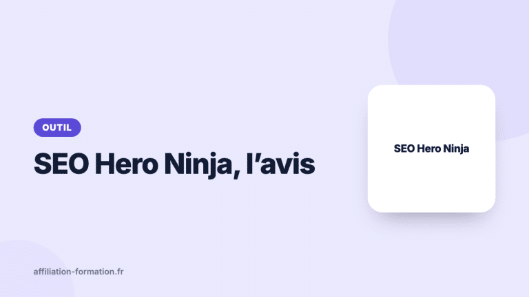 Vignette de l'avis sur SEO Hero Ninja, outil de suivi de position